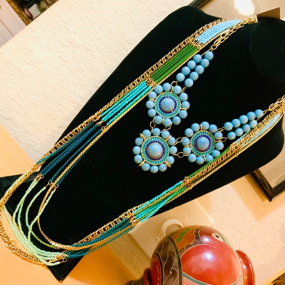 Mixed Jewelry Lot FASHION JEWELRY  Vintage 1980-2000’s Stone-Santa Fe Never Worn - Picture 4 of 16